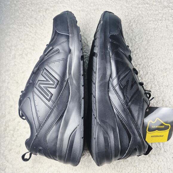 New Balance 619 MX619AB2 Men\'s 14D Black Leather Slip Resistant Walking Shoes main image 7